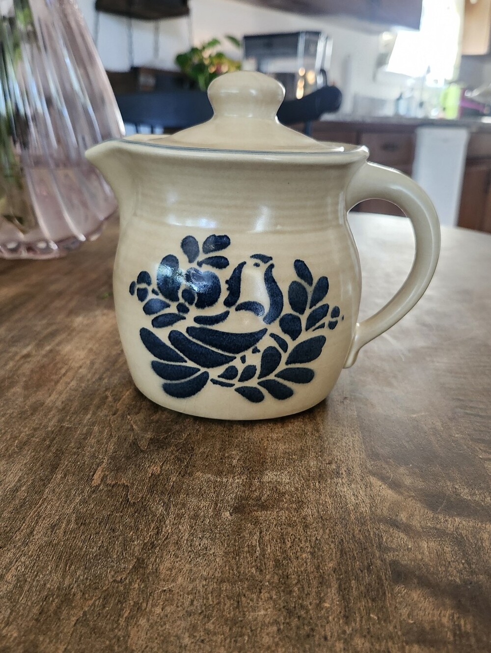 Upright Treasures Beige Ceramic Pfaltzgraff Pitcher